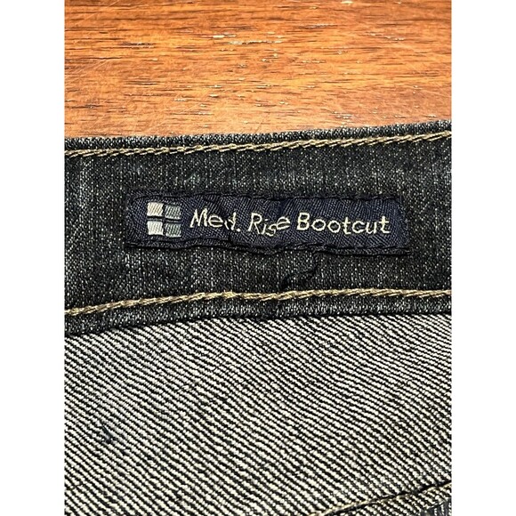 SALT WORKS MEDIUM RISE BOOT CUT RHINESTONE POCKET JEANS 20W BLUE - EUC - Picture 6 of 12